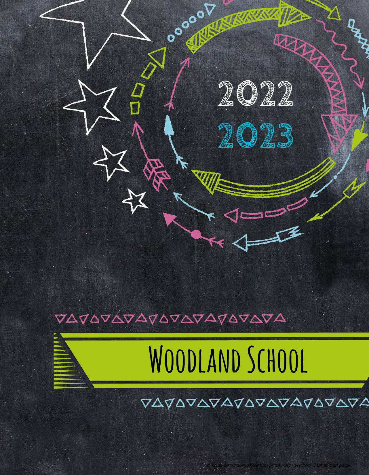 WOODLAND YEARBOOK COVER